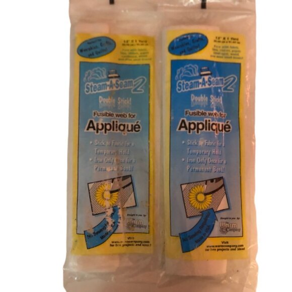 🛒$4 - 2x Steam A Seam 2 Double Stick Fusible Web #2505 - Picture 1 of 1